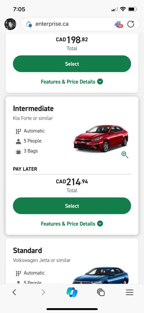 enterprise car rental ca 
